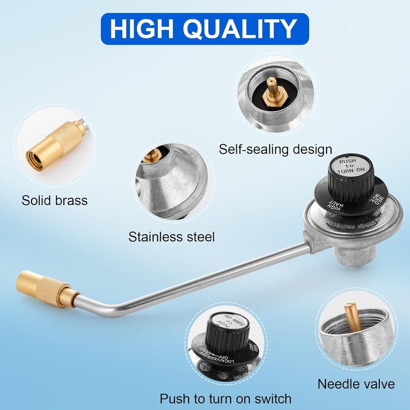 Catilon 9924-5251 Regulator Assembly, Propane Pressure Regulator Compatible with Coleman 9924 Series Gas Grill, Replacement 9924-700, 9924-A00, 9924-A50, 2000000851, 2000000958 - Image 3